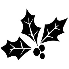 Holly Berry Christmas Icon