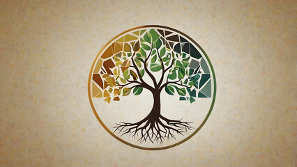 Mosaic Tree of Life A Symbolic Representation of Growth, Connection, and Harmony