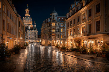 Obraz premium Dresden Weihnachtsmarkt - Dresden christmas market 14