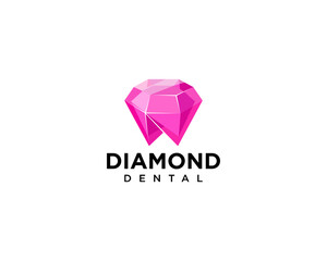 Diamond dental logo