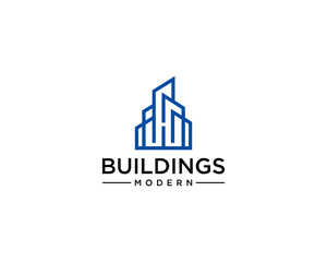 Modern building logo