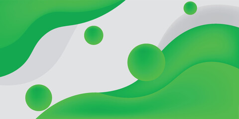 Green abstract background. Vector illustration