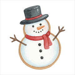 Watercolor Christmas Sugar Cookies Collection
