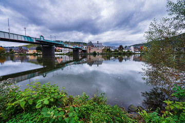 Traben-Trarbach town near the Mosel river, Germany