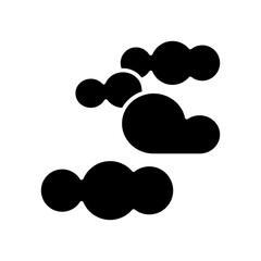 Cloudy icon illustration template