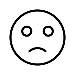 Sad Face Emoticon and Expression Icon Set Featuring Negative Emotion, Disappointment, and Mood Symbols for Modern Apps, Web, and Digital Communication