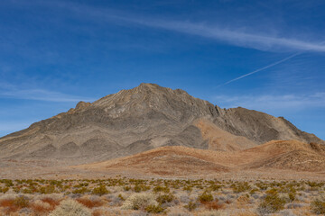 Eagle Mountain, 3806 ft. (1160 m),  Evelyn, Inyo County, California. . Mojave Desert / Basin and Range Province. California State Route 127. The Amargosa Valley
