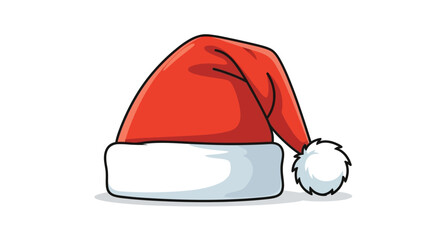 Classic Red Santa Hat with White Fur Trim