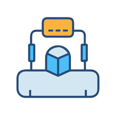 Abstract workflow visualization: Block connections and node representations for diagrams and systems