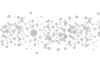 White bokeh overlay PNG christmas background, Abstract glowing white bokeh dust seamless blurred new year background, snowflakes overlay PNG