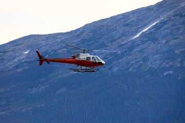 Passing helicopter overhead