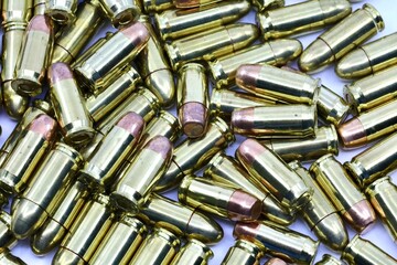 Handgun bullets full frame