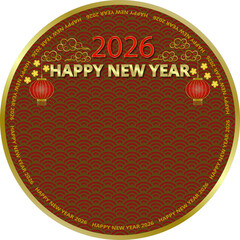 New Year Festival, Greeting Card, Bless, 
Happiness, Celebrate, Send Happiness
