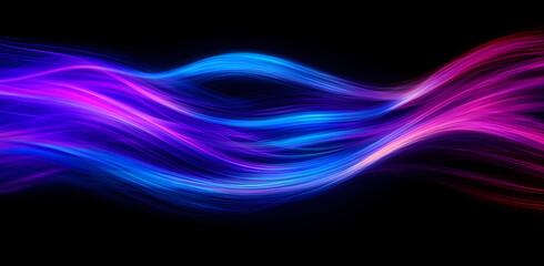 Fototapeta premium Abstract Colorful Flowing Lines