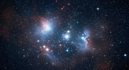 Obraz premium Deep Space Stars and Nebula – Cosmic Night Sky