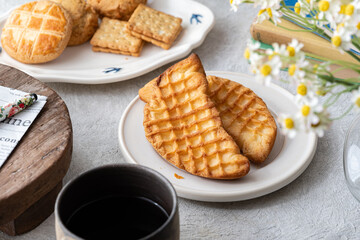 美味しそうなワッフル