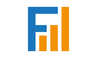 Modern Letter F Finance Logo