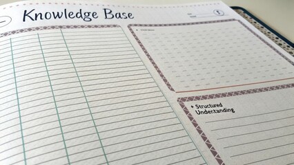 Detailed Knowledge Base Template for Organized Note-Taking and Structured Understanding in Educational or Professional Settings