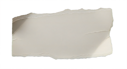 Torn edge paper with realistic details for mockups and design projects, offering a unique and textured element to add authenticity and depth