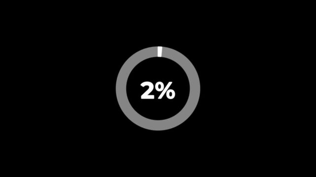 Pie chart animated video with 50 percent element black background . Statistics Business and finance theme Visual Data Representation for Finance, Sales, Statistics,