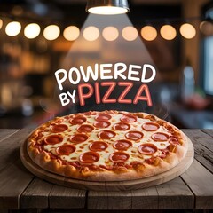 Food Lover&rsquo;s Quote** &ndash; "Powered by Pizza