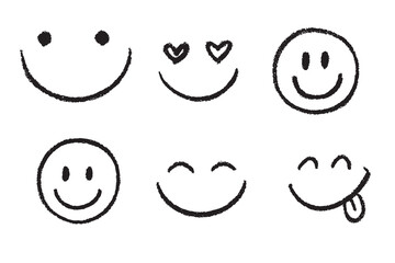 Playful Hand Drawn Smiley Face Collection