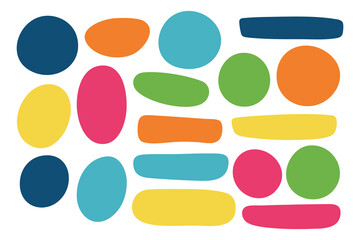 Dance of Colors and Shapes in Abstract Harmony