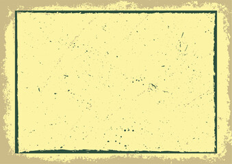  Vintage Retro Striped Background with Distressed Grunge Texture, Rough Frame, and Copy Space.