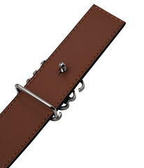 Image of a belt for fashion on transparent background