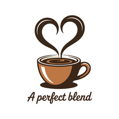 Obraz premium Coffee Cup with Steam