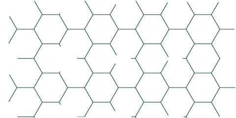 Seamless abstract geometric hexagon honeycomb pattern texture vector illustration backdrop