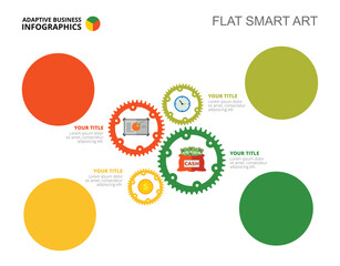 Four Employees Team Slide Template