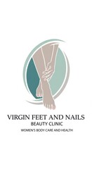 Elegant Logo Concept for Foot and Nail Care Beauty Clinic Design Element