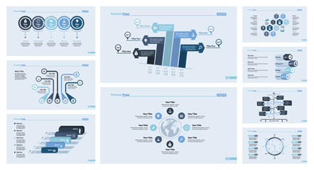 Nine Logistics Slide Template Set