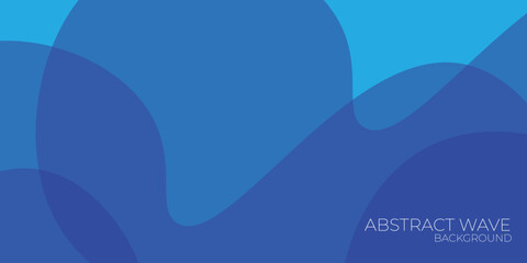 abstract blue wave background
