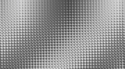 Abstract silver background with square pattern and wavy surface effect design