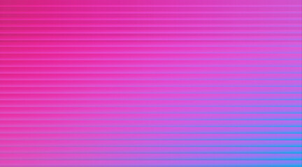 Pink and blue gradient background with horizontal lines pattern for design