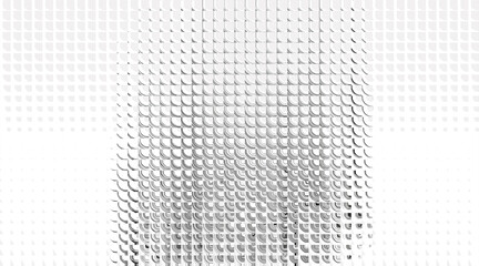 Abstract white halftone pattern with a modern and dynamic feel, neutral tone
