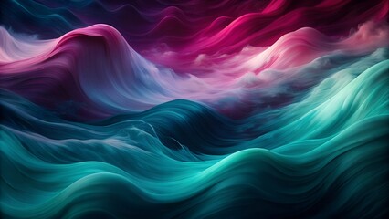 Flowing purple wave energy background