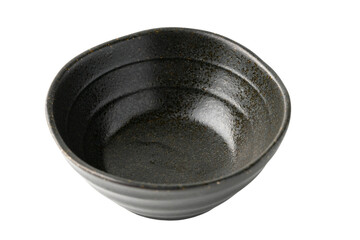 透明背景（png）に黒い小鉢