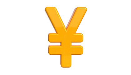 Obraz premium Rendered image of a golden currency symbol on a stark black background