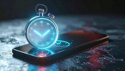 Fototapeta premium Minimalist Duo-Tone Digital Wellness Vector Icon Set