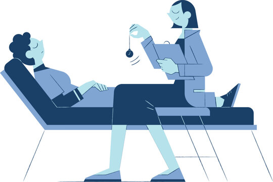 Therapeutic hypnosis session for mental well-being and health