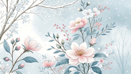 abstract floral background
