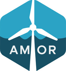Wind Turbine Power Symbol Energy Creation Windmill Rotor Renewable Resource AM OR