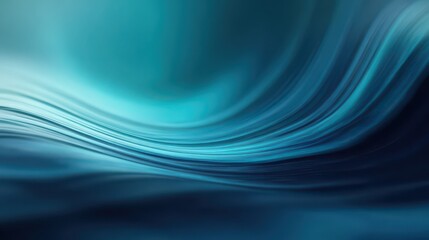Abstract blue gradient background with smooth wavy lines, layered flowing pattern, modern and calming visual style, suitable for digital design and creative projects