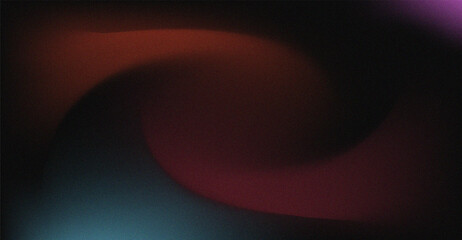 Grainy abstract swirl background with smooth gradient blend of blue, purple, and teal tones, futuristic neon texture, soft motion effect, modern digital art wallpaper design, minimal grainy pattern 35