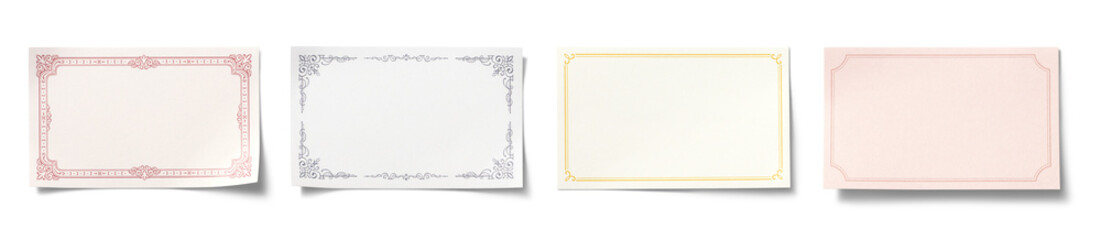 様々なメッセージカード