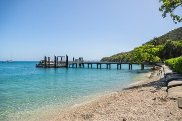 Jetty of Fitzroy Island, Queensland, Australia