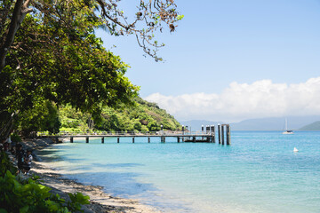 Jetty of Fitzroy Island, Queensland, Australia